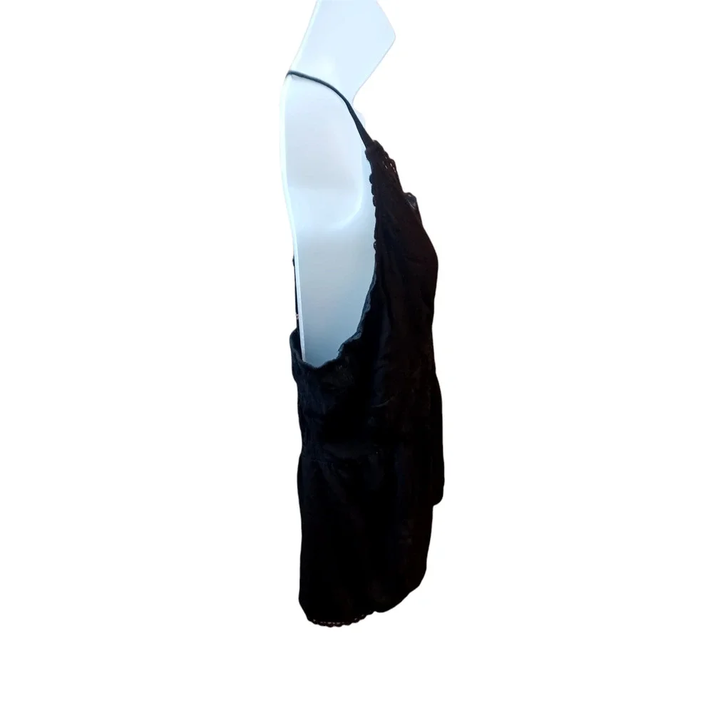 American Rag Cie Wrap Back Lace Sleeveless Camisole in Classic Black, Size XL - Picture 4 of 4